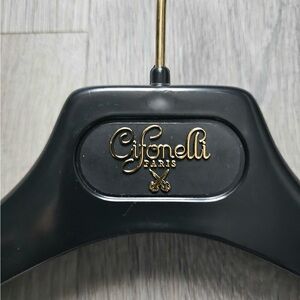 NEW! Cifonelli Paris Black unisex clothes Hanger Length 17”